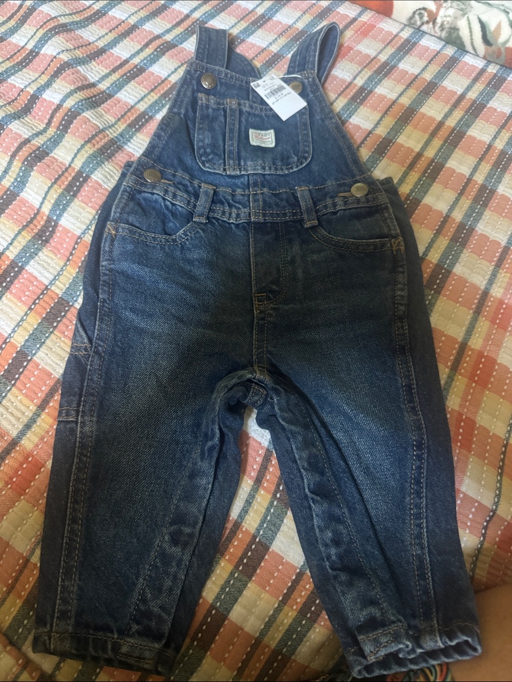 Children's Old Navy New Dark Blue Denim Overalls